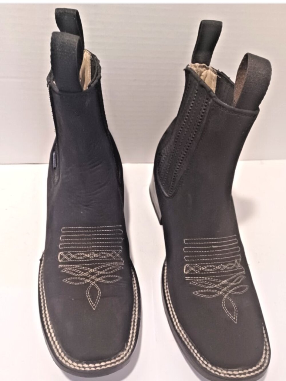 ROCKEM LADIES BLACK LEATHER ANKLE BOOTS Size  9